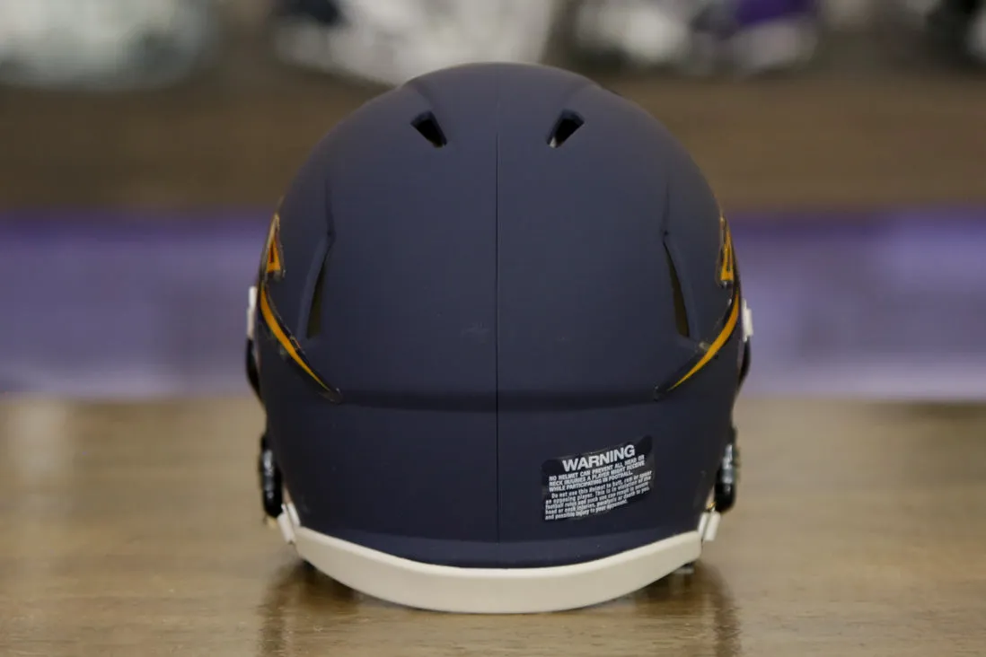 Toledo Rockets Riddell Speed Mini Helmet - Matte Navy