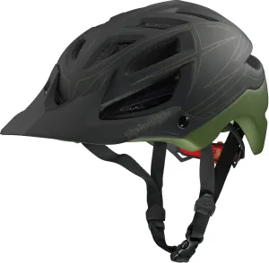 Troy Lee Designs A1 MTB Helmet - Pinstripe - Army Green