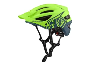 Troy Lee Designs A2 MIPS MTB Helmet - Decoy - Flo Yellow-Air Force Blue - 2019