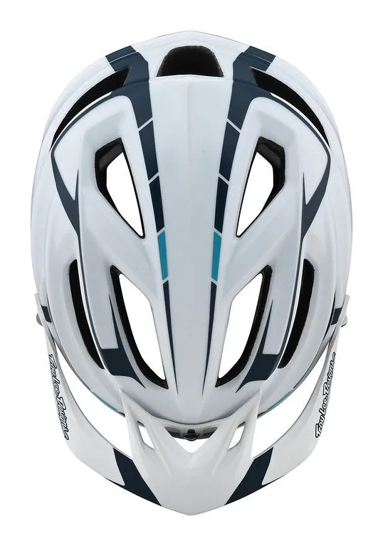 Troy Lee Designs A2 MIPS MTB Helmet - Sliver - White-Marine