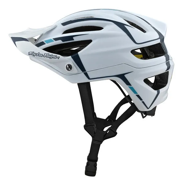 Troy Lee Designs A2 MIPS MTB Helmet - Sliver - White-Marine