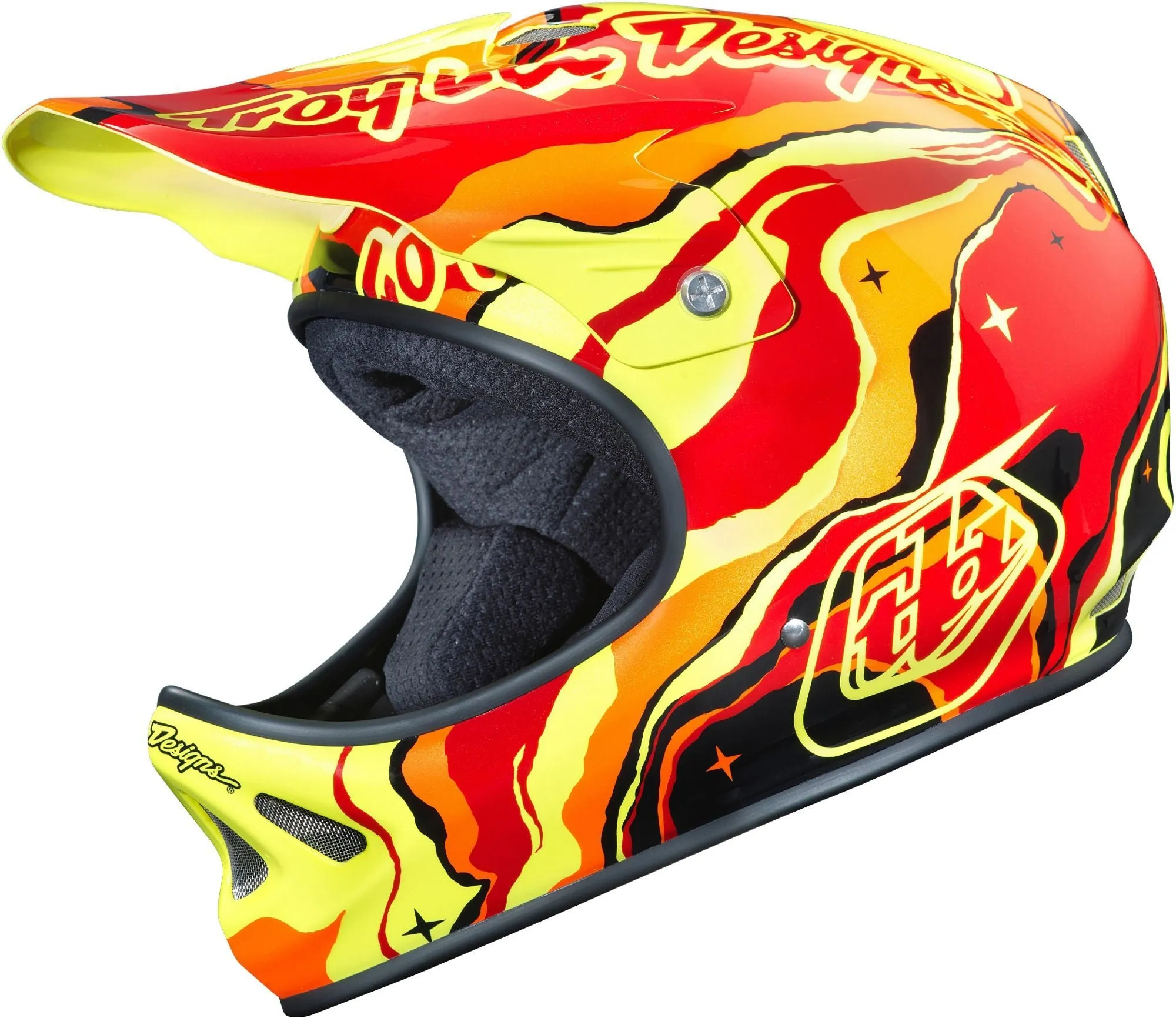 Troy Lee Designs D2 Full Face Helmet - Galaxy Red