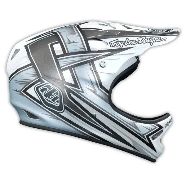 Troy Lee Designs D2 Full Face Helmet - Proven White