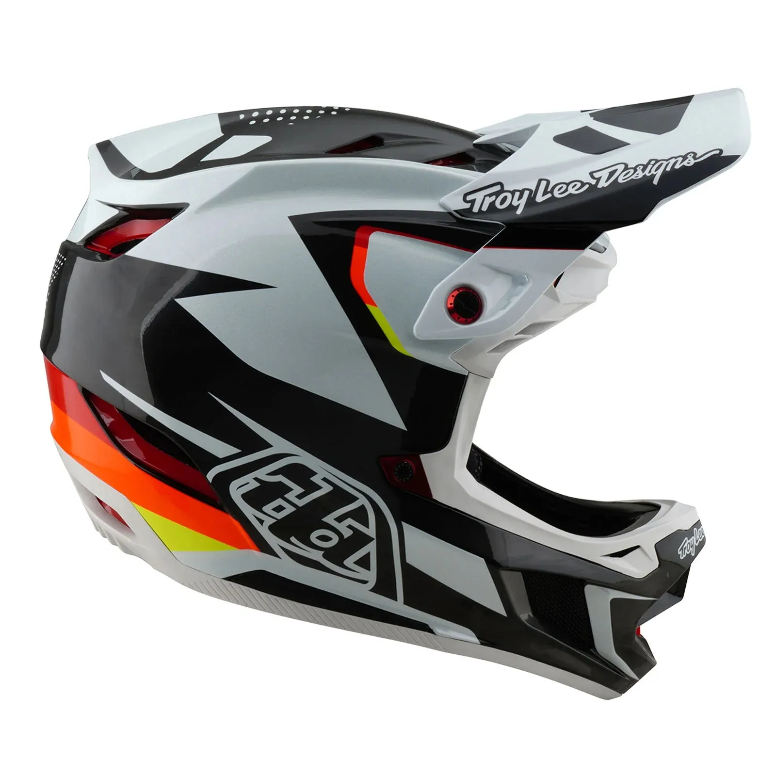 Troy Lee Designs D4 Carbon Full Face Helmet - Optic - Black