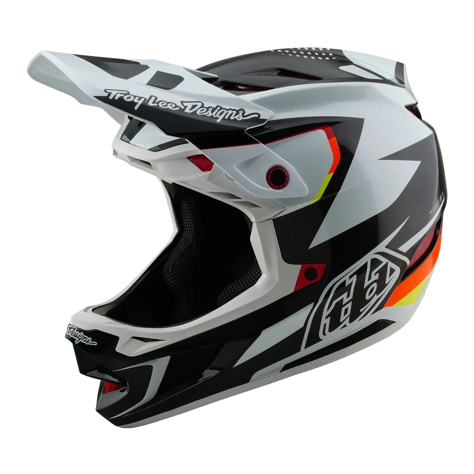 Troy Lee Designs D4 Carbon Full Face Helmet - Optic - Black