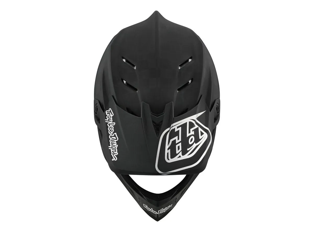 Troy Lee Designs D4 Carbon Full Face Helmet - Stealth - Black-Silver