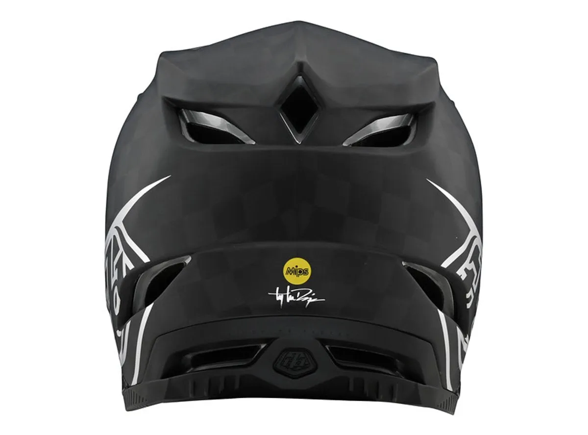 Troy Lee Designs D4 Carbon Full Face Helmet - Stealth - Black-Silver