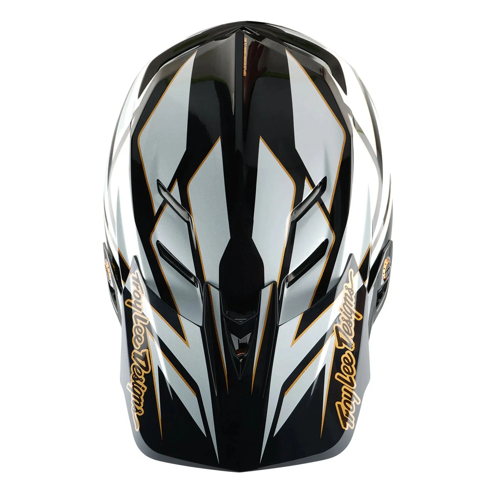 Troy Lee Designs D4 Composite Full Face Helmet - Ghostwing - White