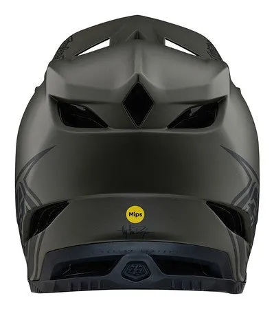 Troy Lee Designs D4 Composite Full Face Helmet with MIPS - Stealth - Tarmac