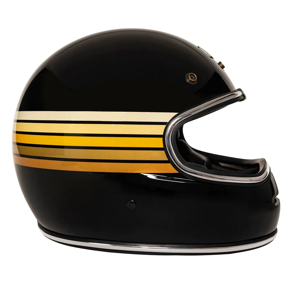 Urban Full Face Helmet BigBore Golden Stripes