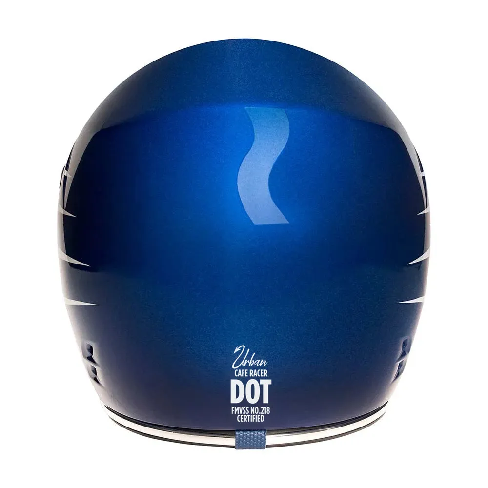 Urban Full Face Helmet Cafe Racer Shifuto Blue
