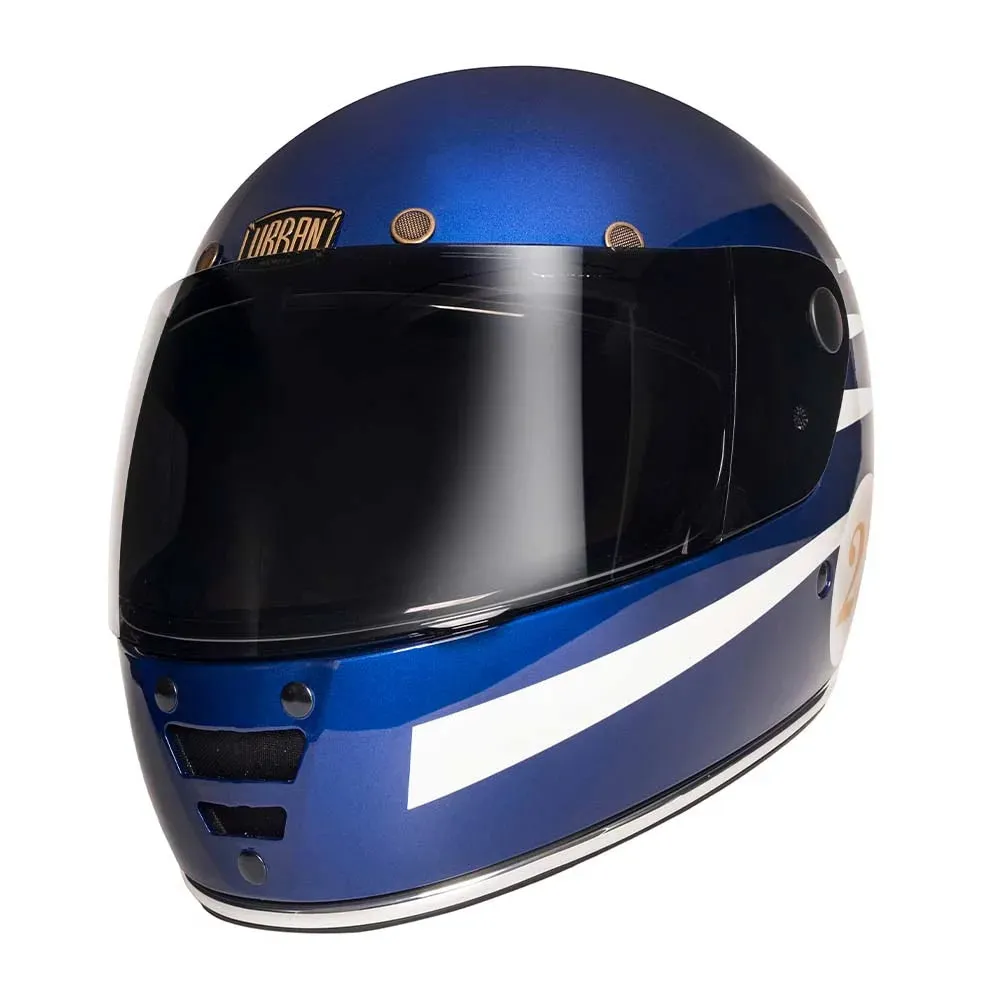 Urban Full Face Helmet Cafe Racer Shifuto Blue