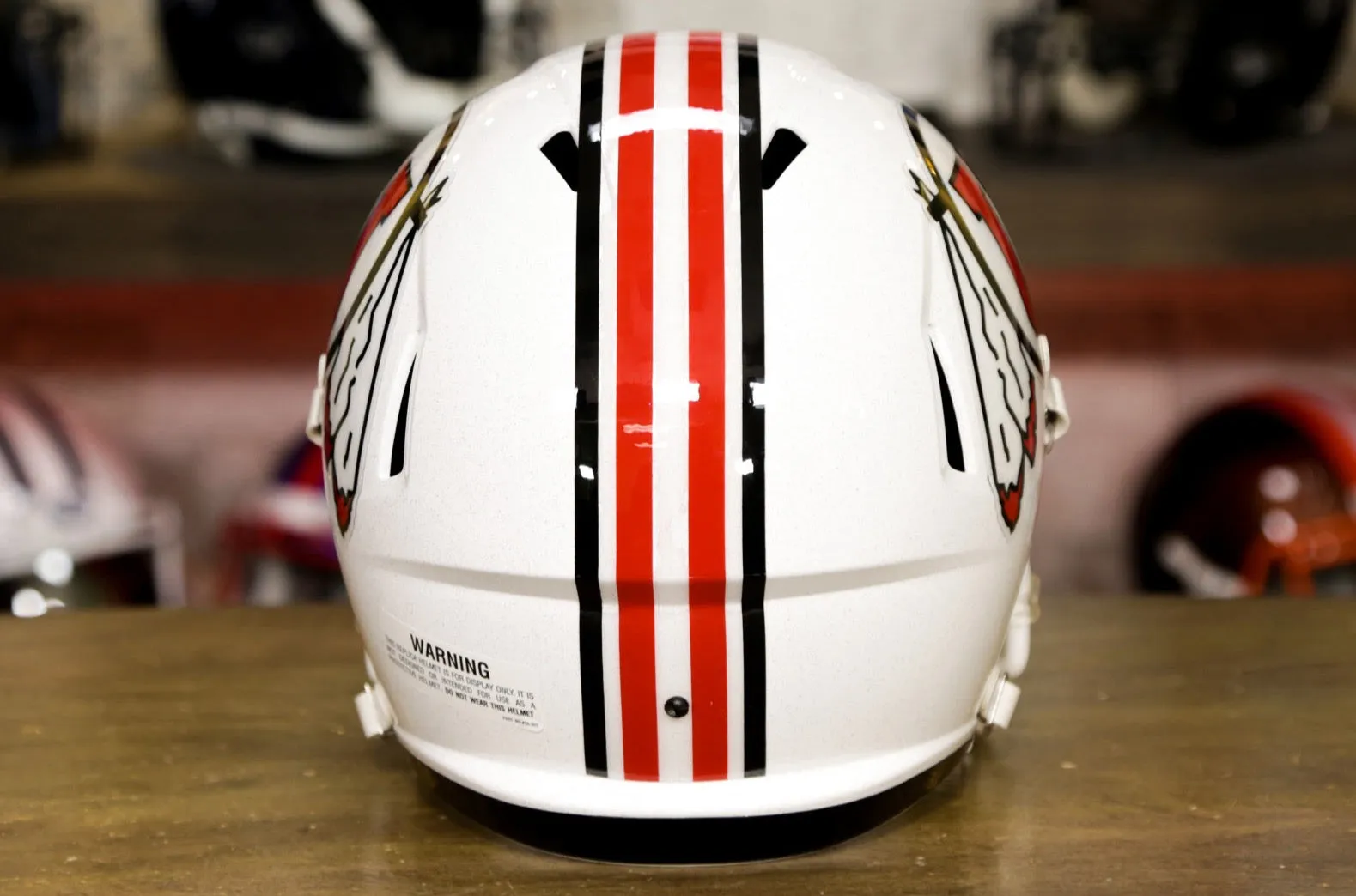 Utah Utes Riddell Speed Display Helmet - White
