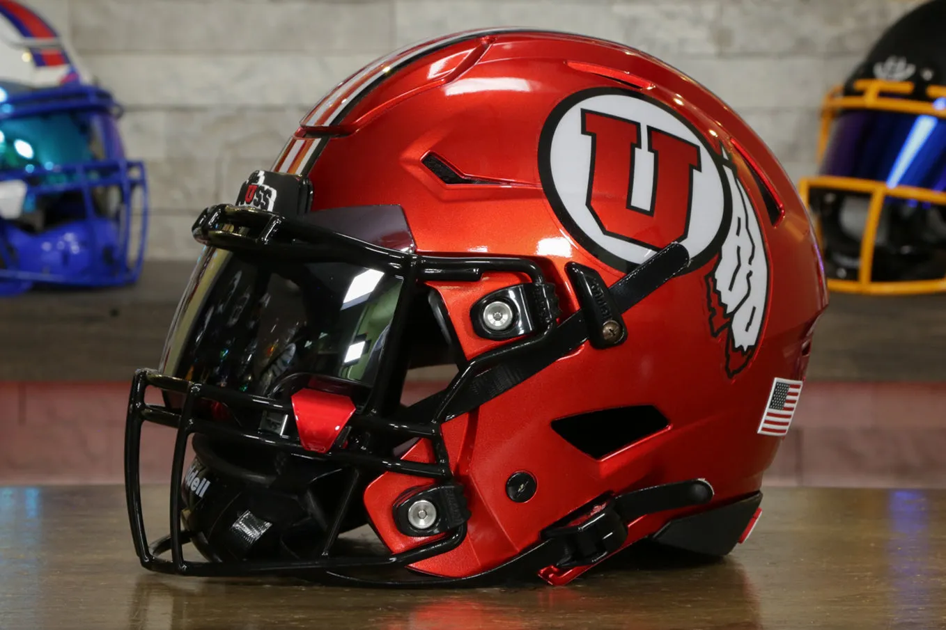 Utah Utes Riddell SpeedFlex Helmet - GG Edition 00862