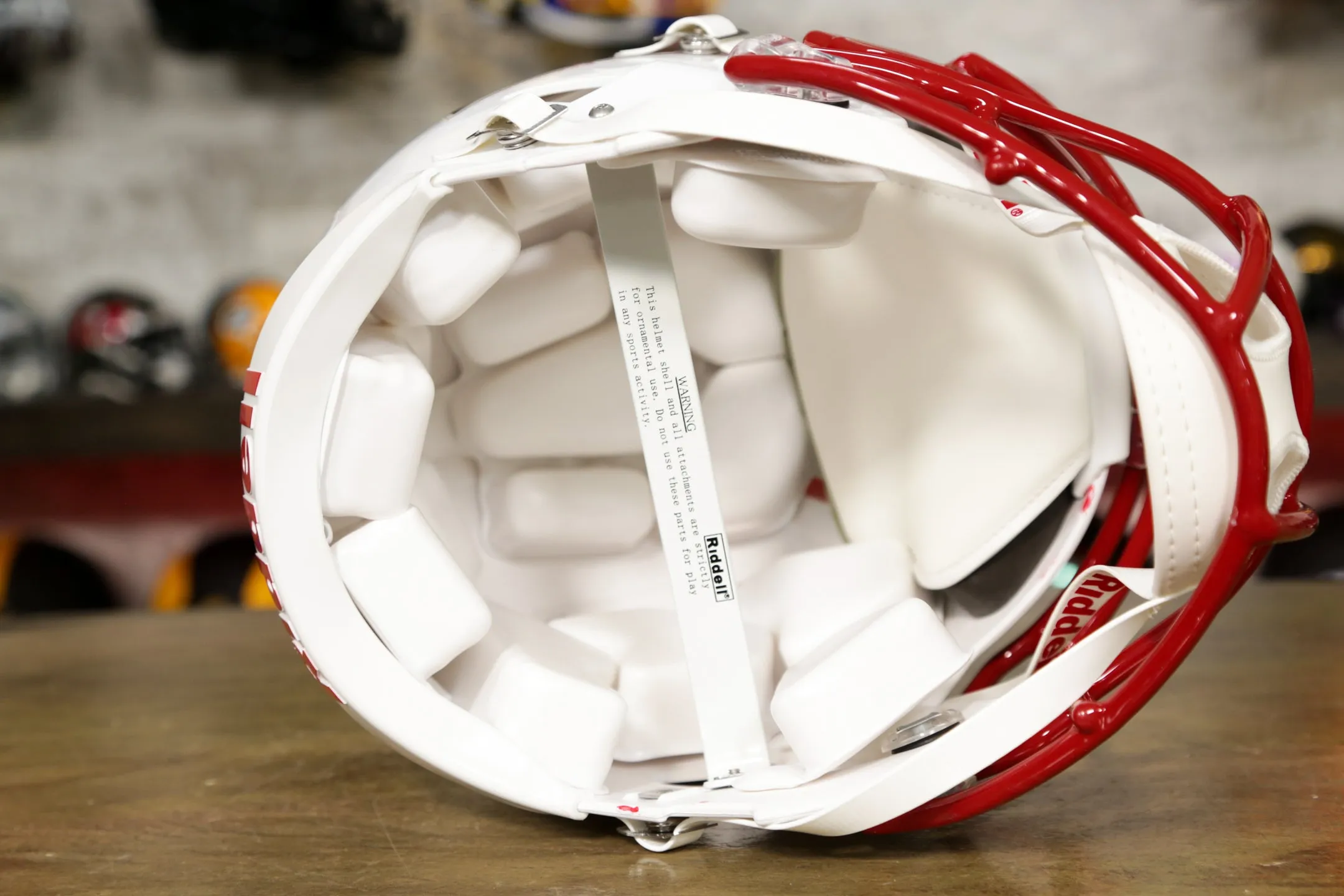 Wisconsin Badgers Riddell Speed Authentic Helmet