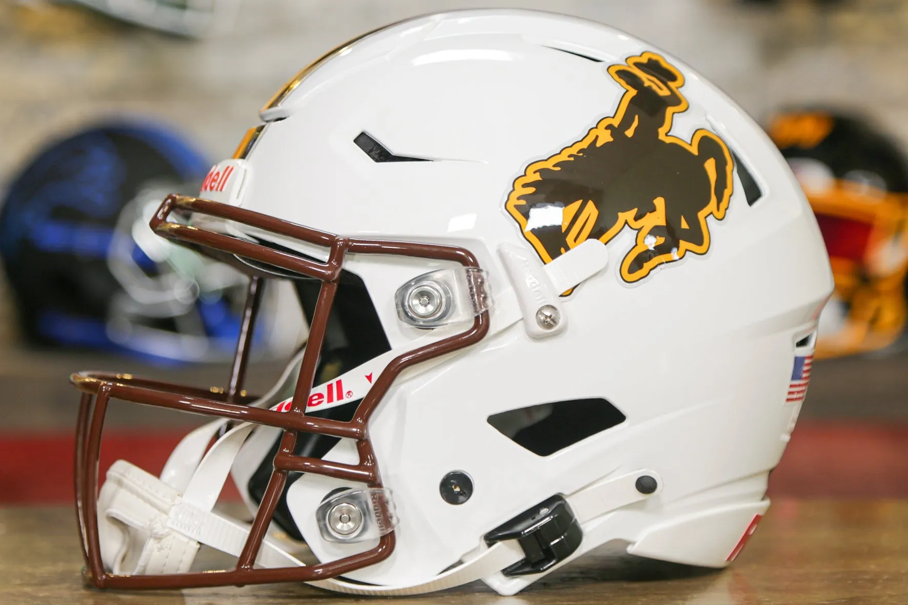 Wyoming Cowboys Riddell SpeedFlex Helmet