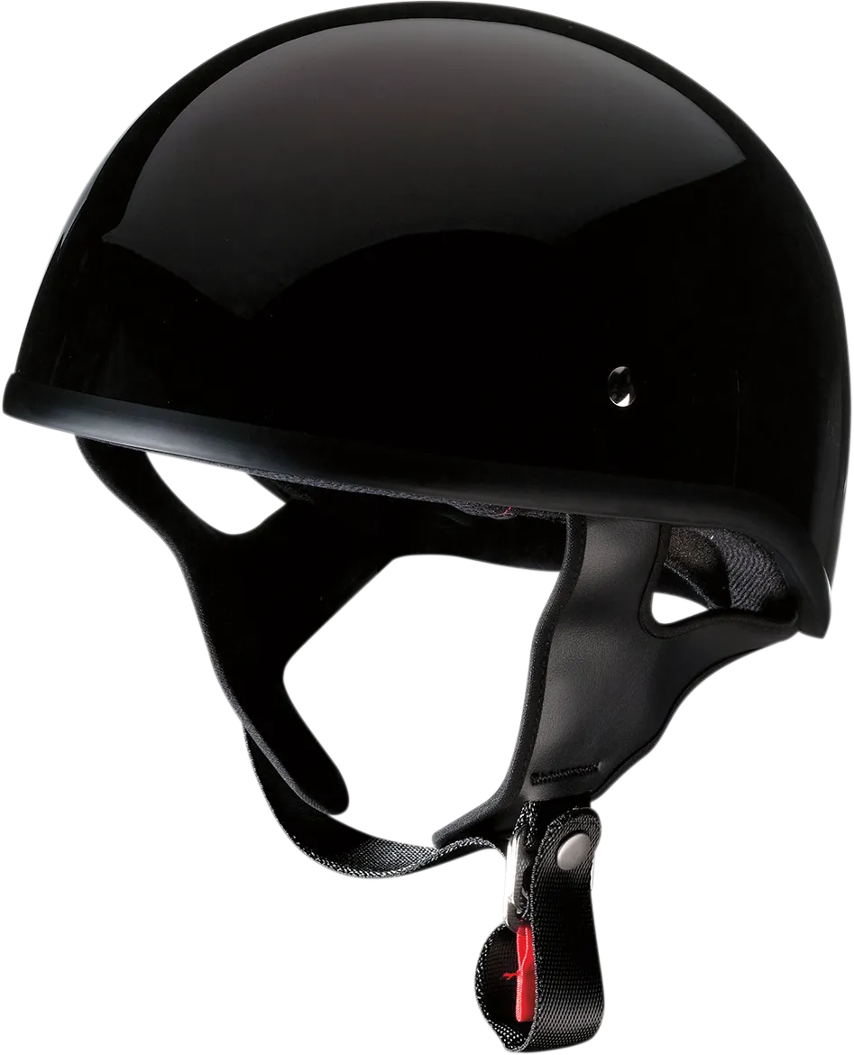 Z1R CC Beanie Half Shell Helmet Gloss Black