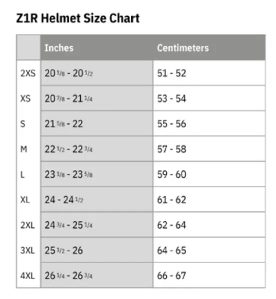 Z1R Warrant Full Face Helmet Amplify Black/Gray