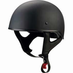 Z1R CC Beanie Half Shell Helmet Flat Black