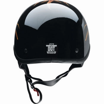 Z1R CC Beanie Half Shell Helmet Hellfire Orange